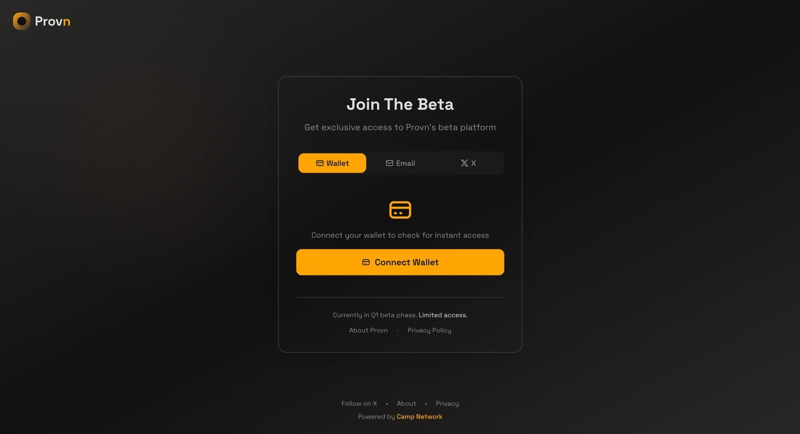 Provn screenshot