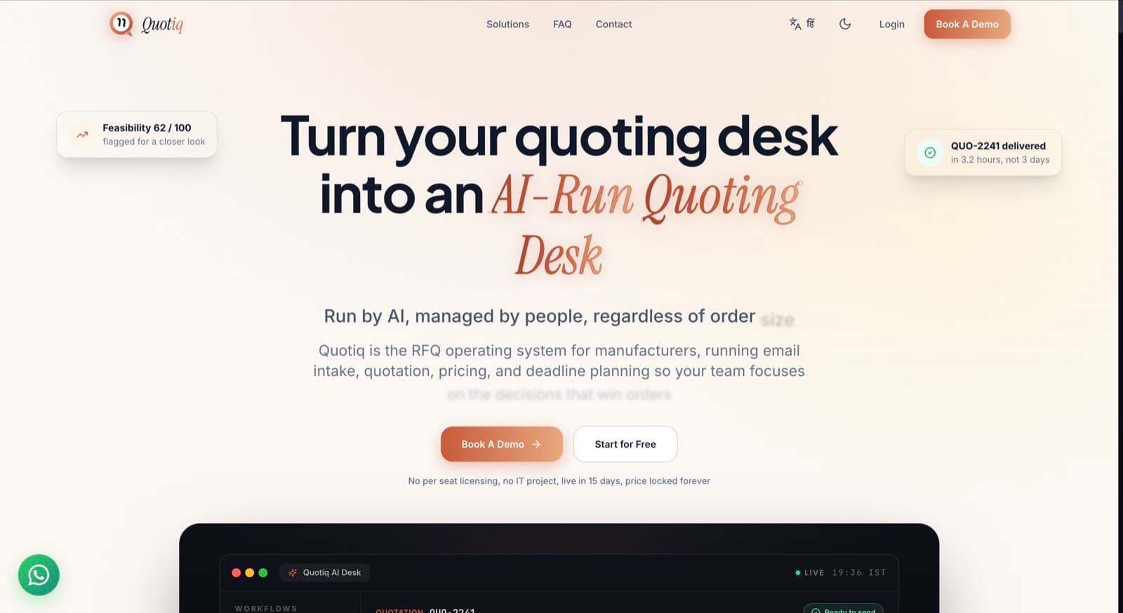 Quotiq screenshot
